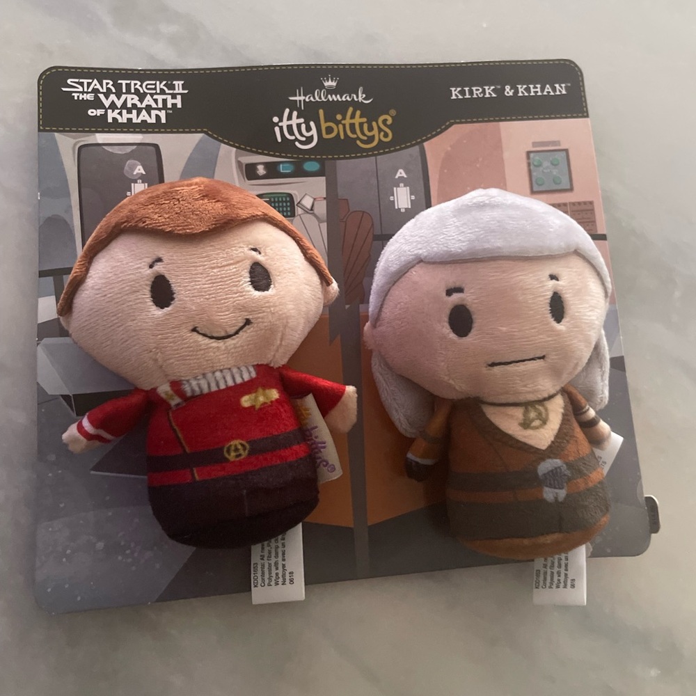 Hallmark itty bittys Star Trek plush toys U.S.S. Enterprise NCC-1701-D Rare HTF - Picture 10 of 13